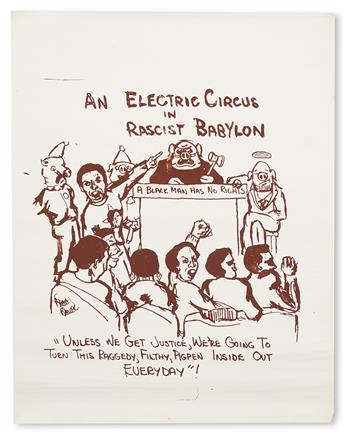 (BLACK PANTHERS.) SEALE, BOBBY. An Electric Circus in Racist Babylon. “Unless we get justice, we’re going to turn this raggedy, filthy,